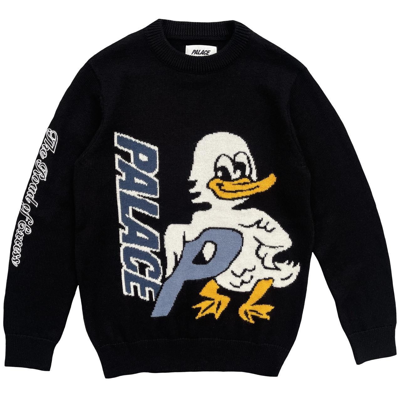 Palace Duck Out Knitted Jumper – The Holy Grail