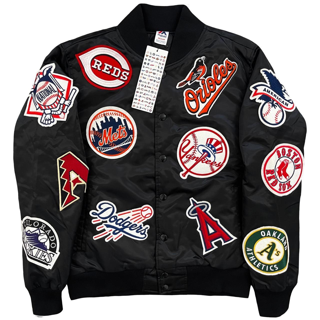 Majestic athletic outlet baseball jacket