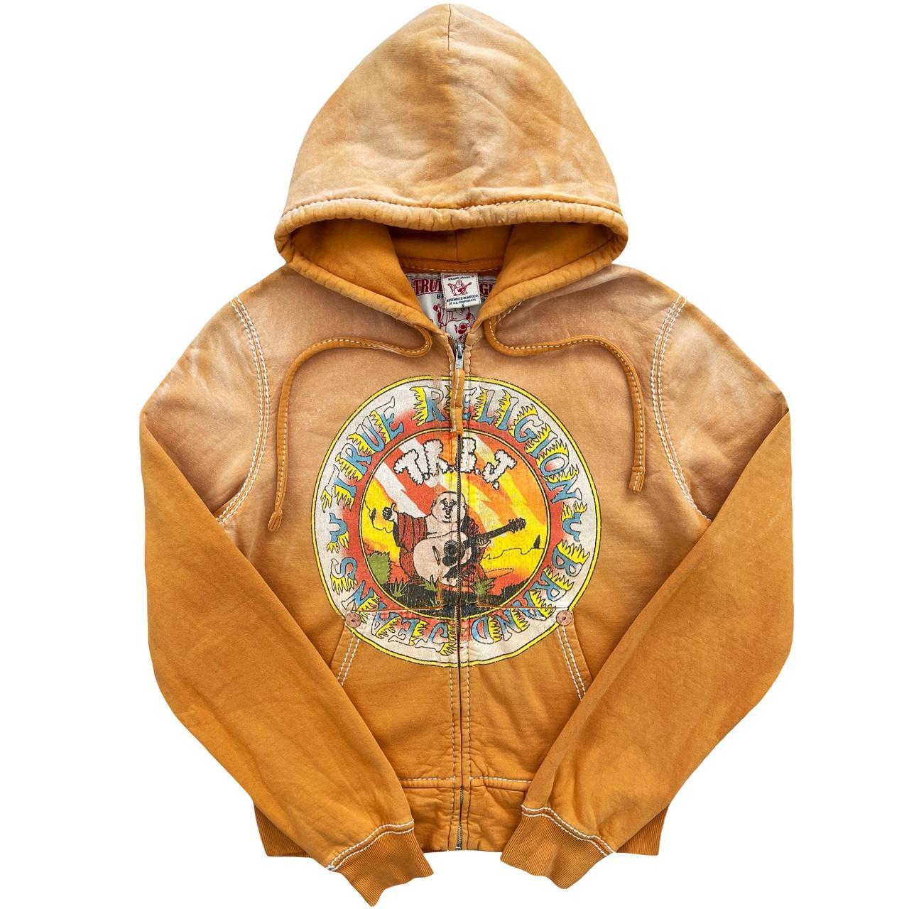 Orange true best sale religion hoodie