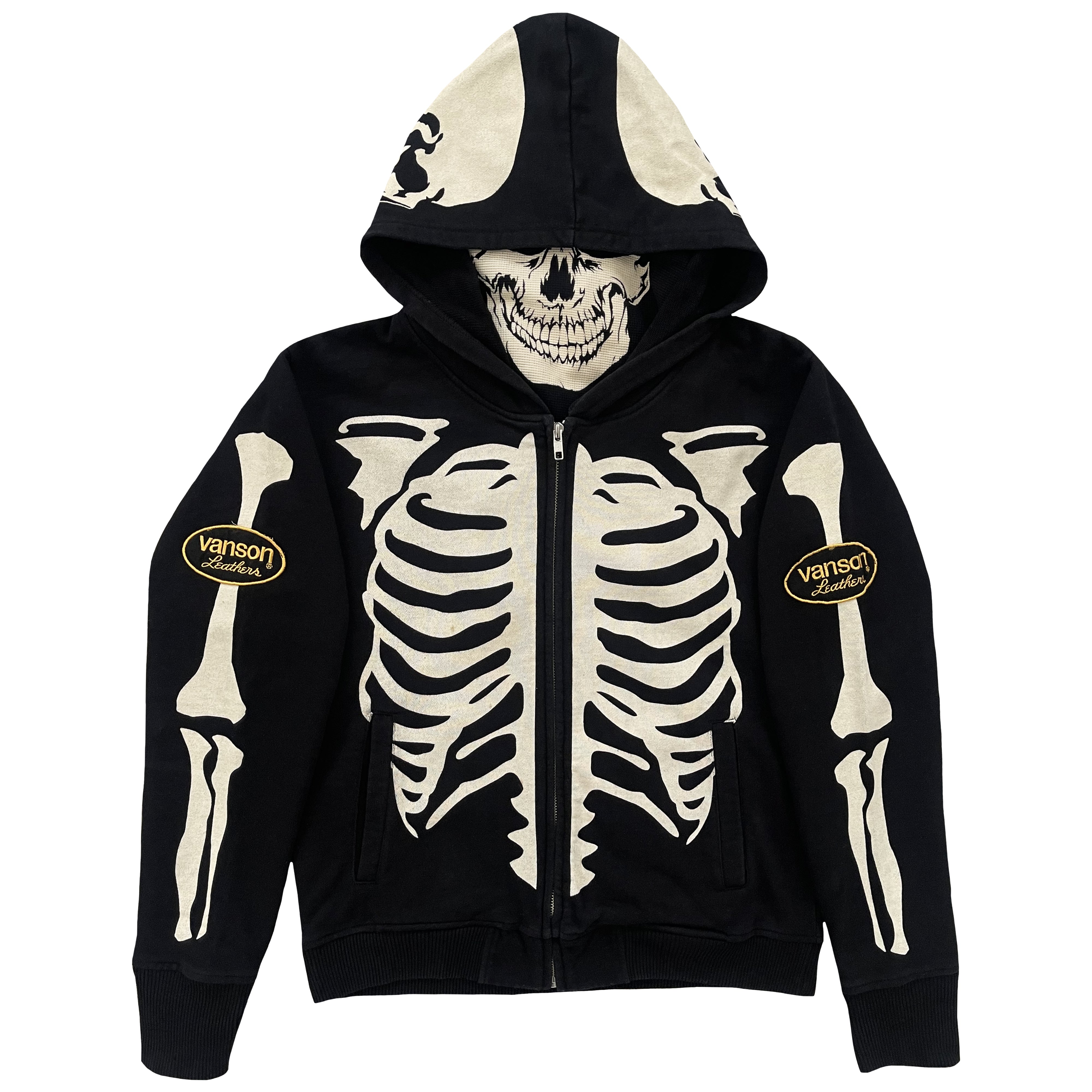 Vanson Leathers Skeleton Hoodie – The Holy Grail