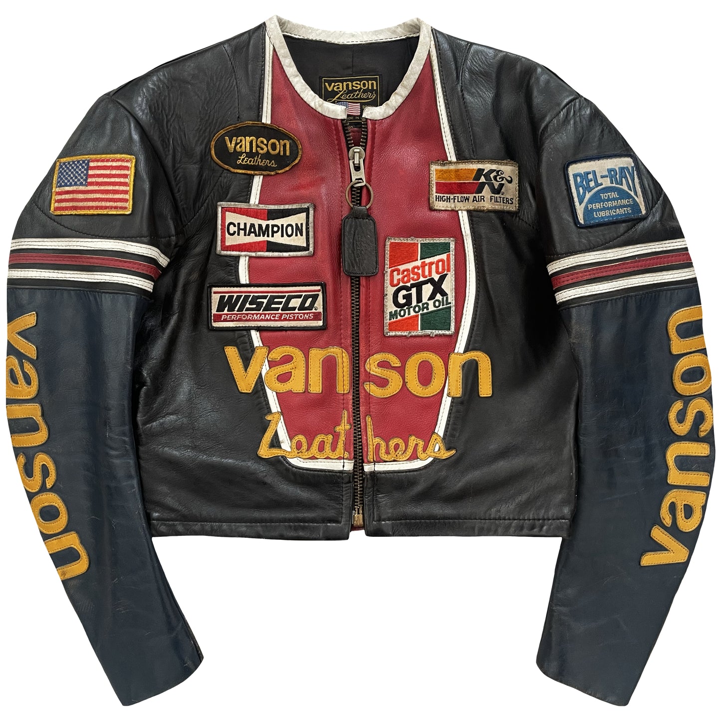 Vanson Leathers One Star Motorcycle Racer Jacket