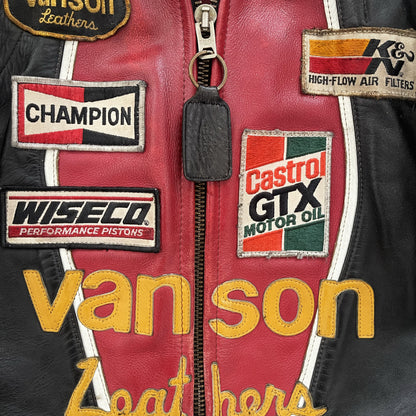 Vanson Leathers One Star Motorcycle Racer Jacket