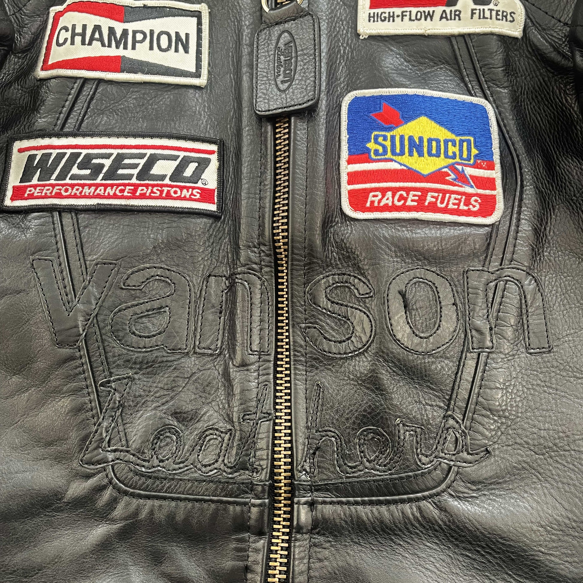 Vanson Leathers 'One Star' Motorcycle Racer Jacket