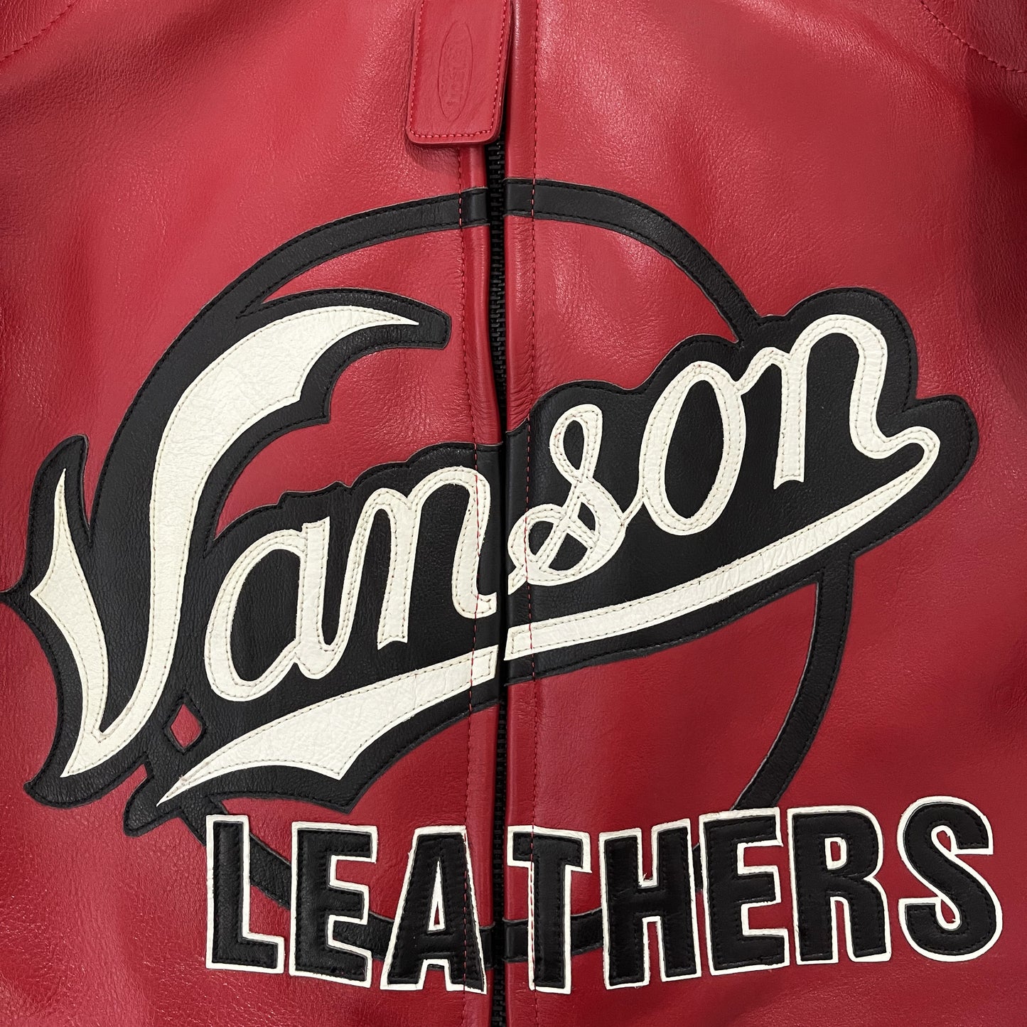 Vanson Leathers Spiderweb Leather Racing Jacket - XL