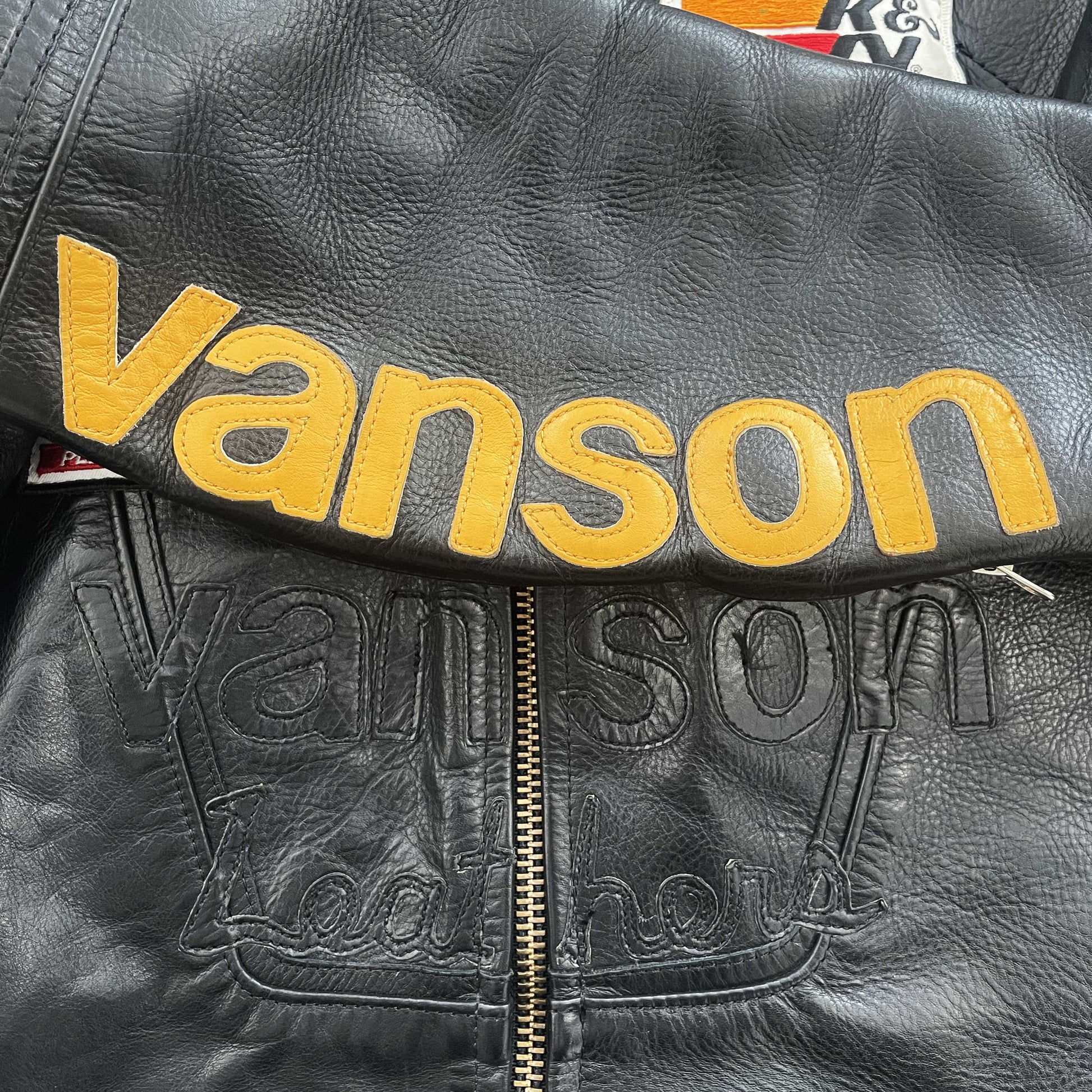 Vanson Leathers 'One Star' Motorcycle Racer Jacket