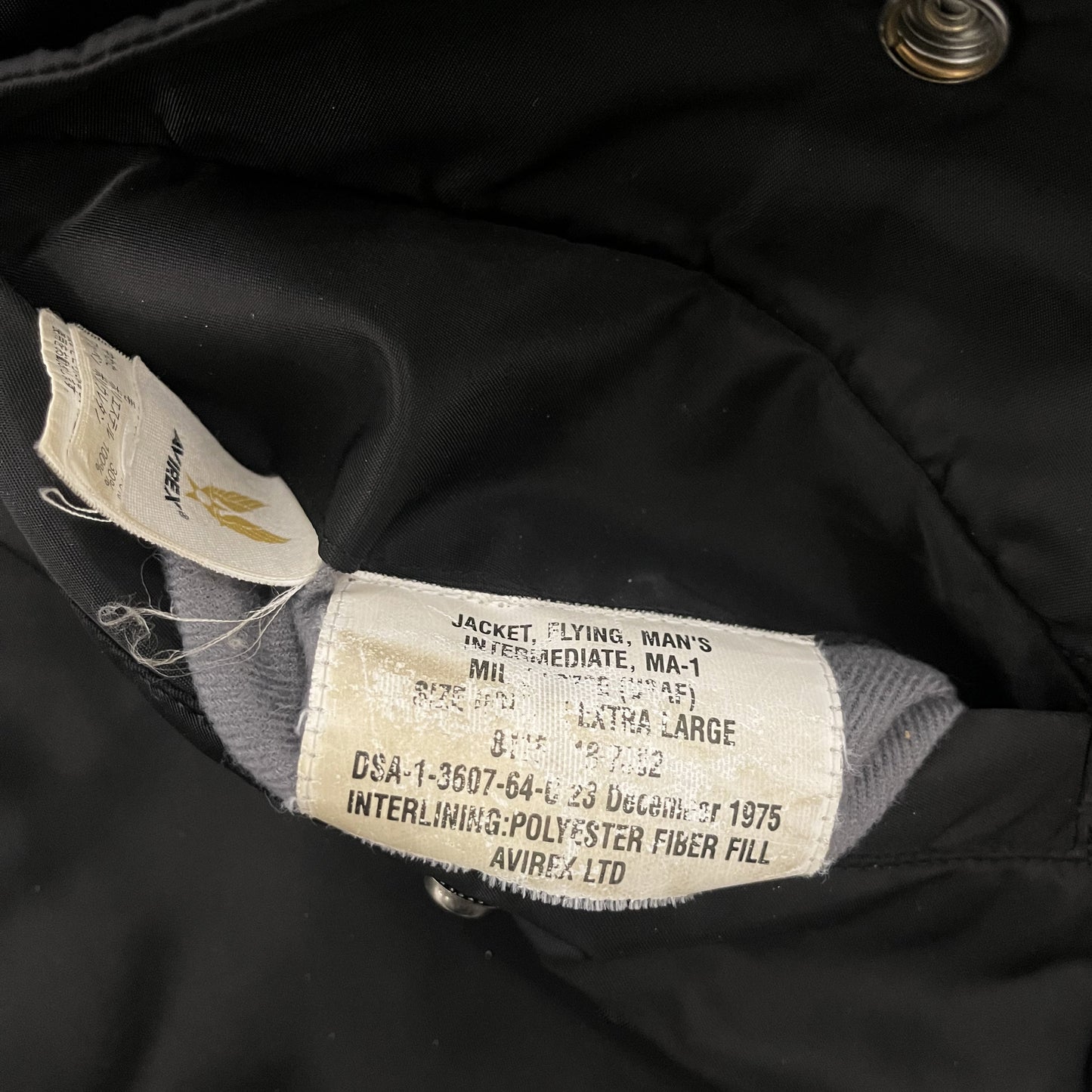 Avirex USA MA1 Bomber Jacket - XXL