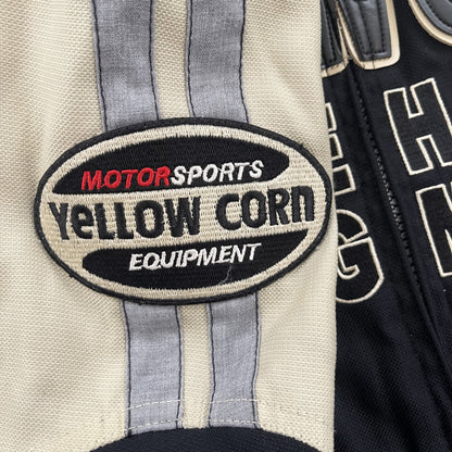 Yellow Corn Motorcycle Racing Jacket - M