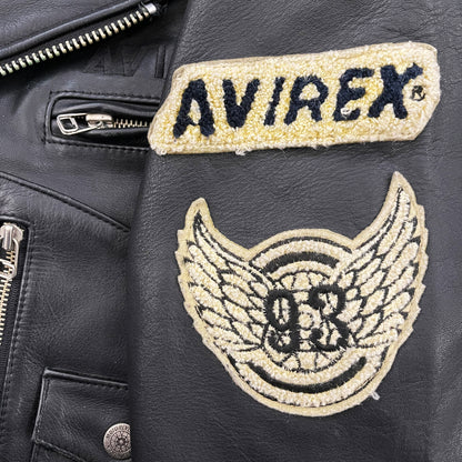 Avirex Daytona Leather Biker Jacket - S