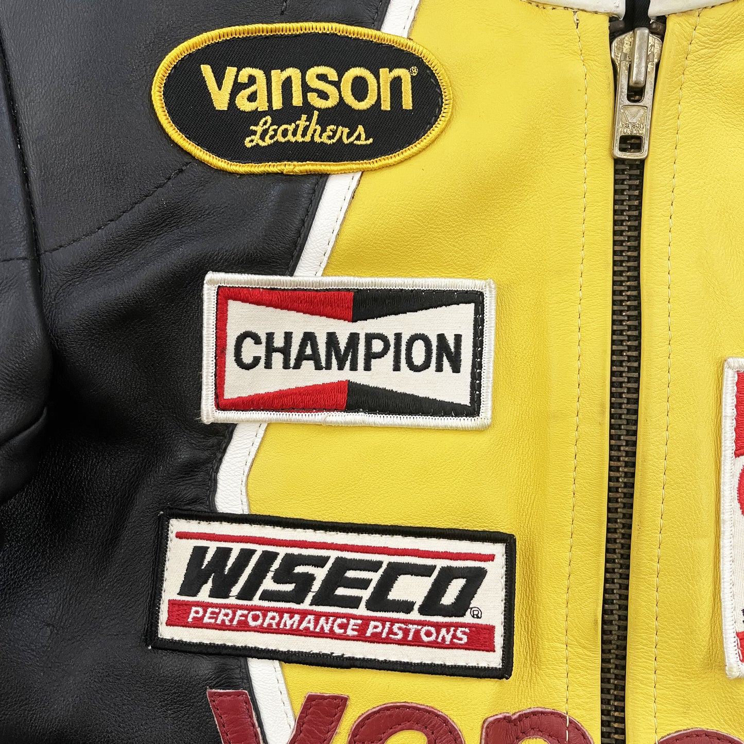 Vanson Leathers One Star Motorcycle Racer Jacket - L