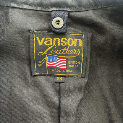 Vanson Leathers 'One Star' Motorcycle Racer Jacket