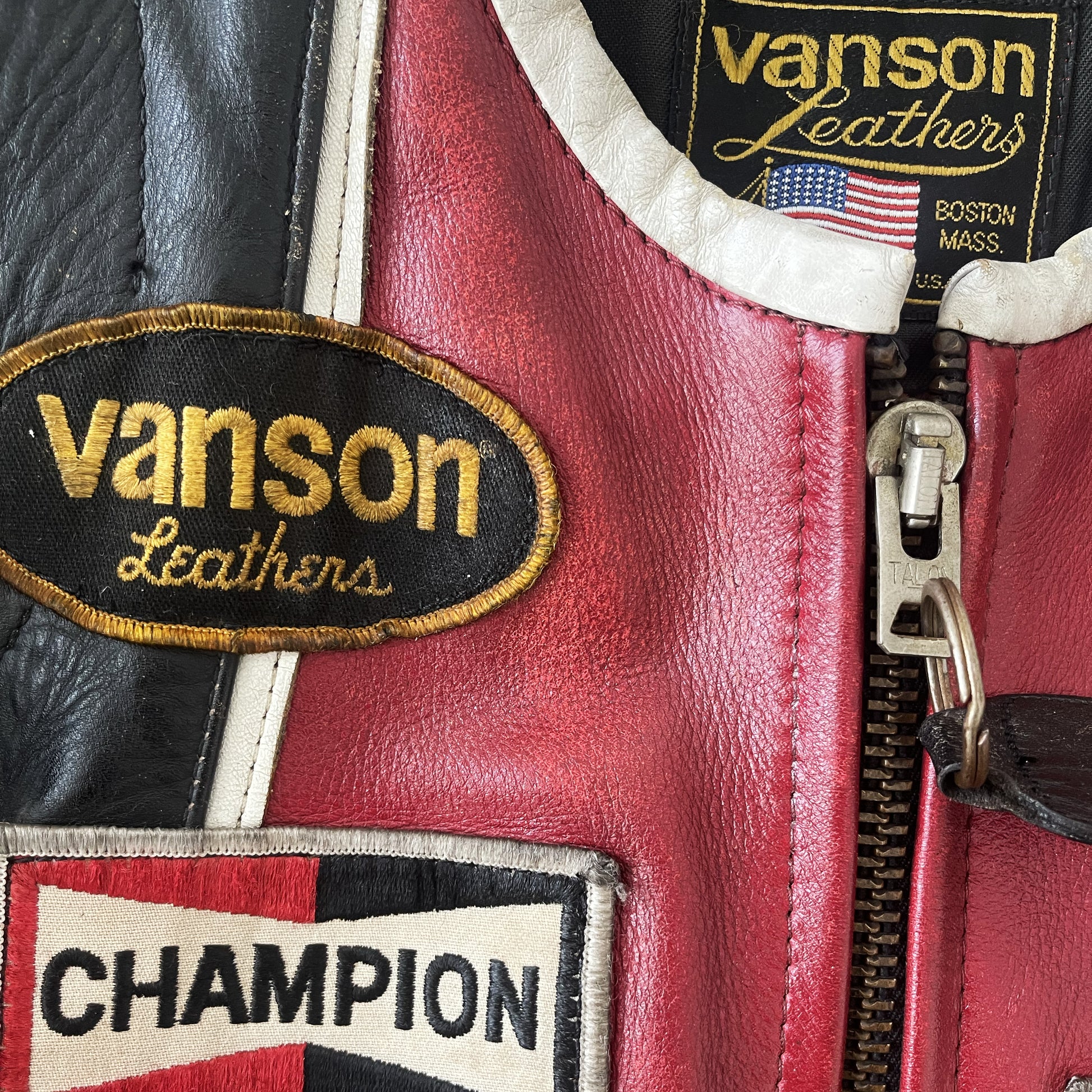 Vanson Leathers One Star Motorcycle Racer Jacket