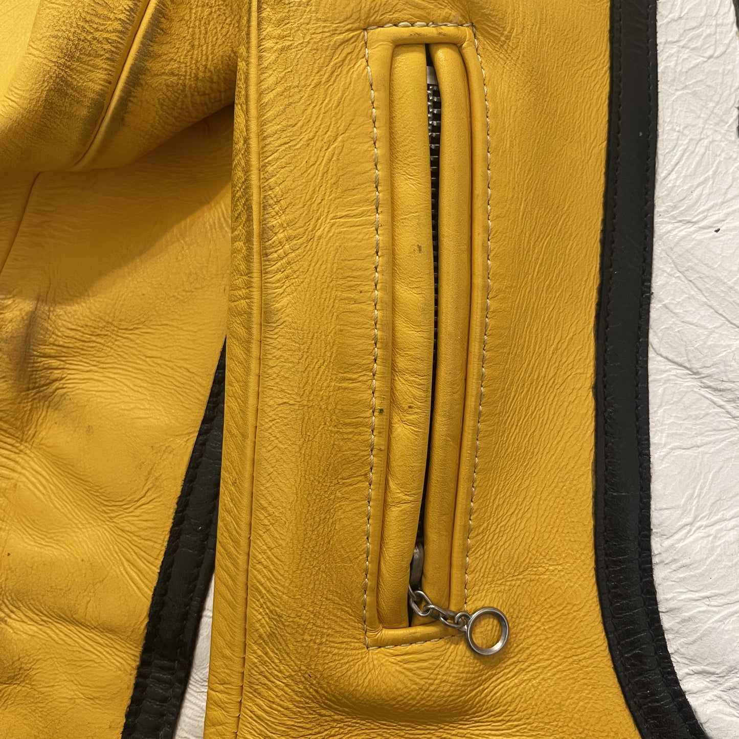 Vanson Leathers x Yellow Corn Motorcycle Racer Jacket - M