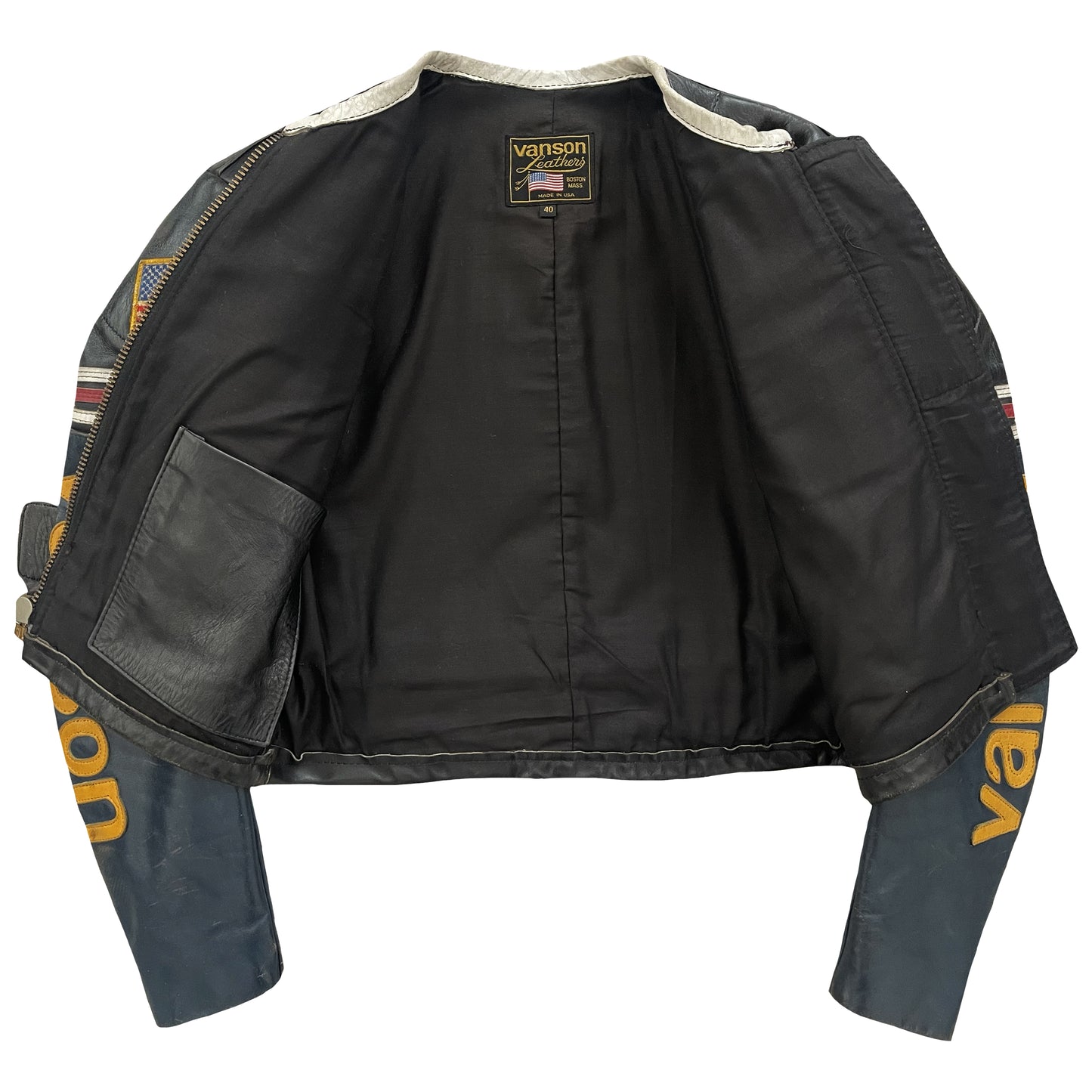 Vanson Leathers One Star Motorcycle Racer Jacket