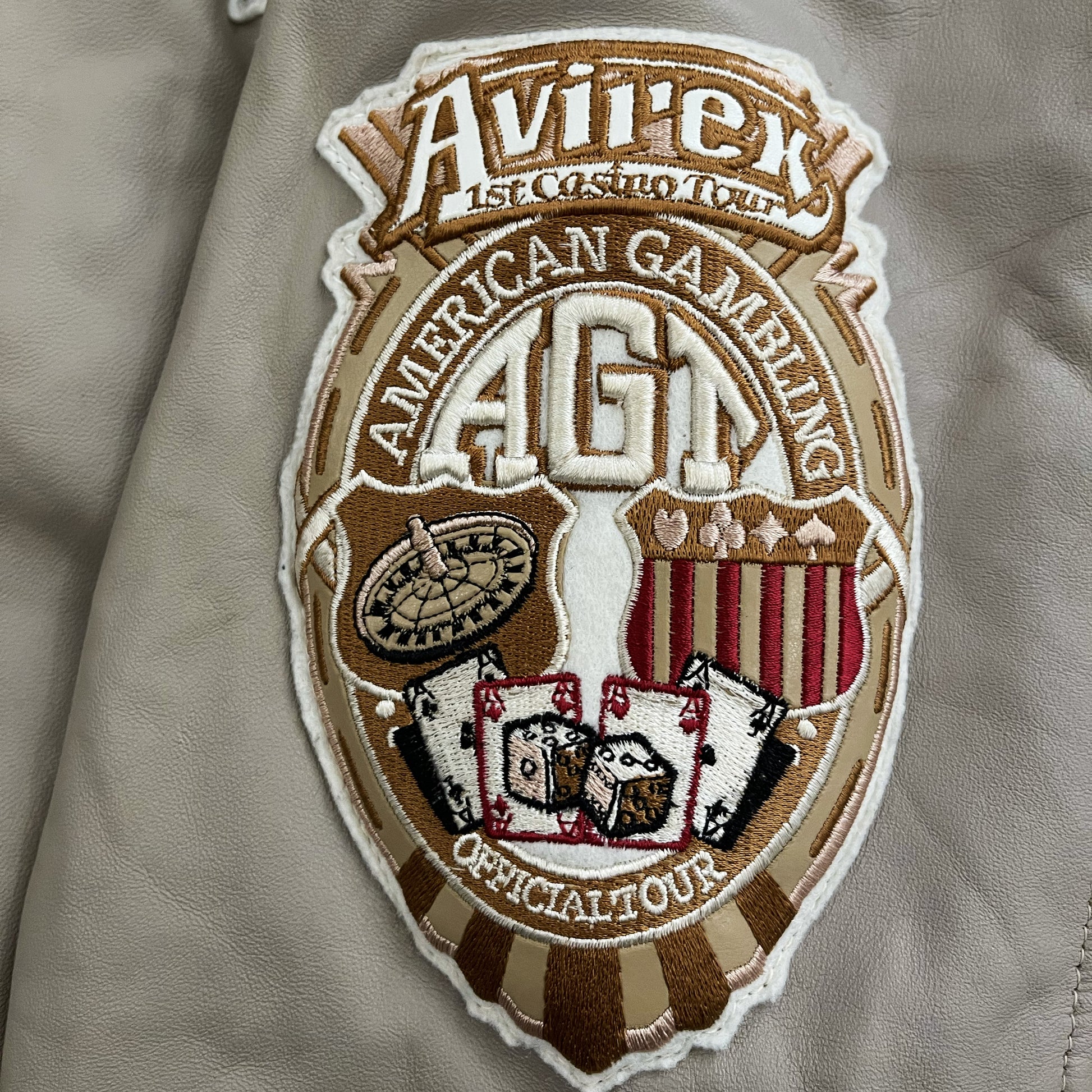 Avirex Leather Varsity Jacket