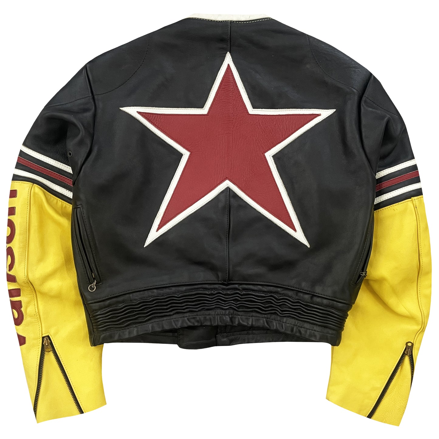 Vanson Leathers One Star Motorcycle Racer Jacket - L