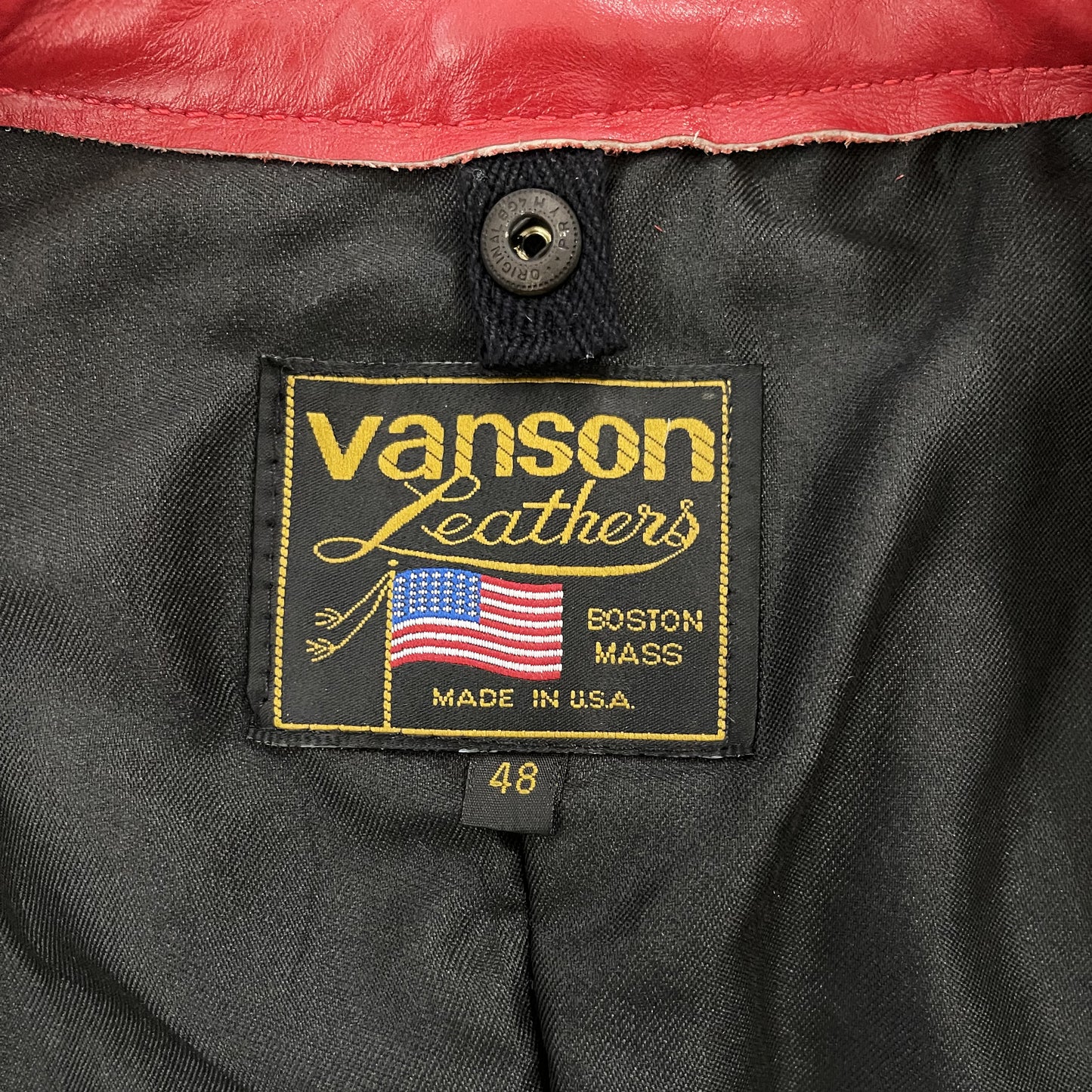 Vanson Leathers Spiderweb Leather Racing Jacket - XL