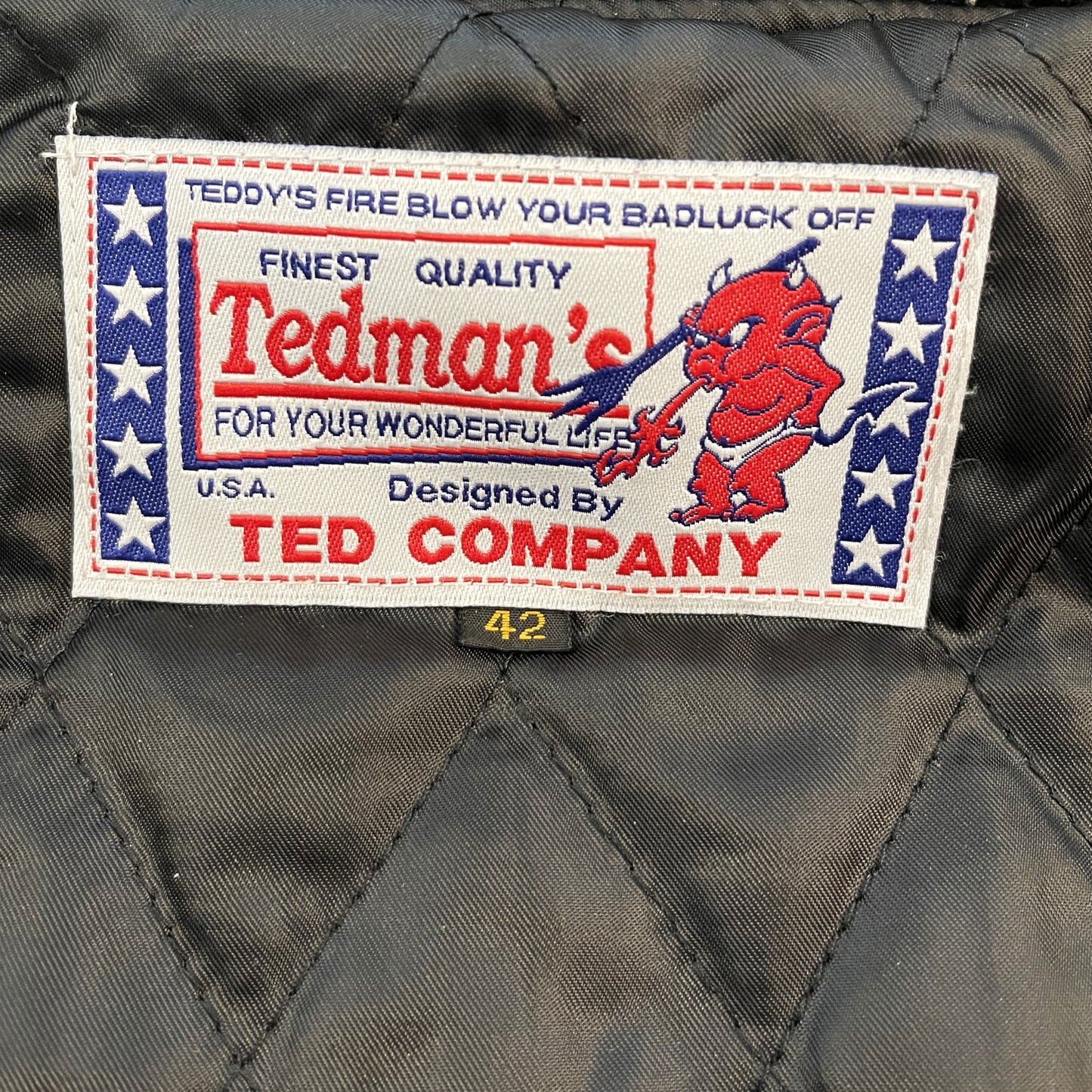 Tedman's 'Lucky Devil' Varsity Jacket - L