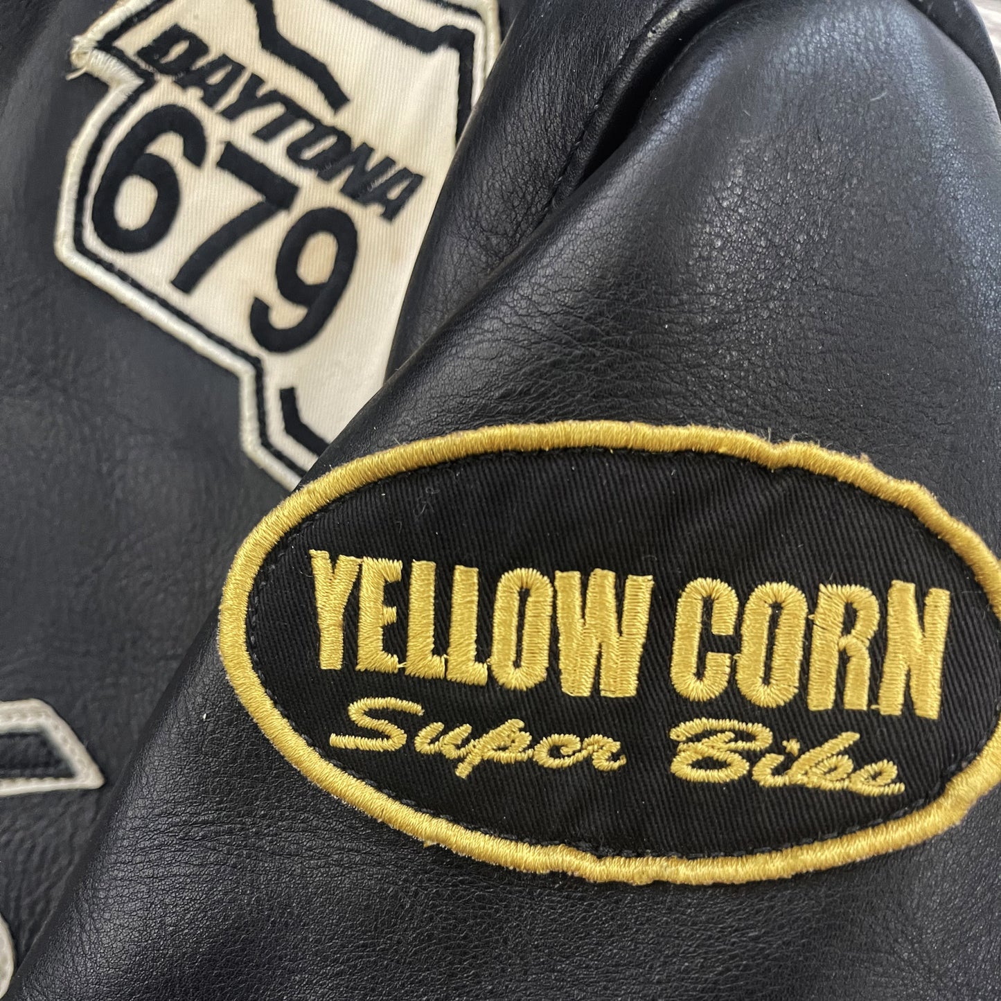 Vanson Leathers x Yellow Corn Motorcycle Racer Jacket - XL