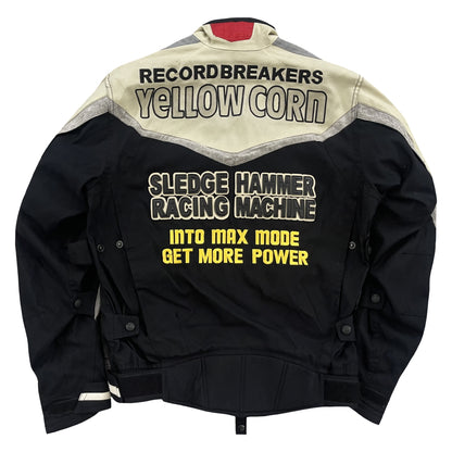 Yellow Corn Motorcycle Racing Jacket - M