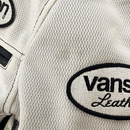 Vanson Leathers Motorcycle Mesh Racer Jacket - M