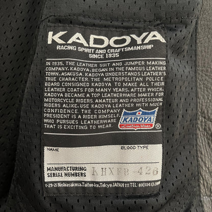 Kadoya Leather Racer Jacket