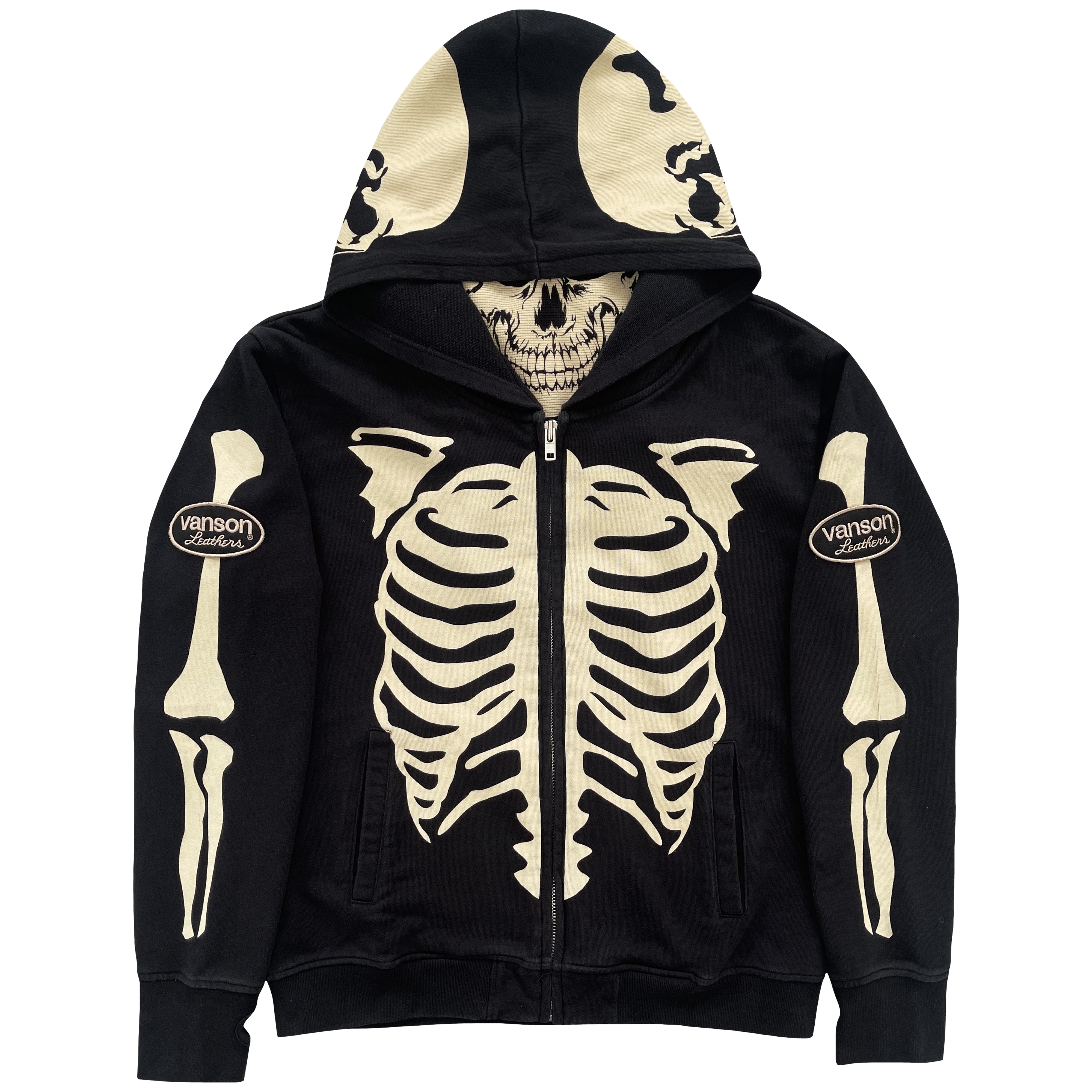 Vanson Leathers Skeleton Hoodie – The Holy Grail