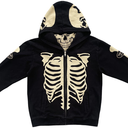 Vanson Leathers Skeleton Hoodie