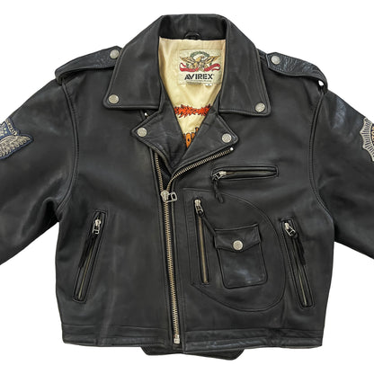 Avirex Leather Biker Jacket