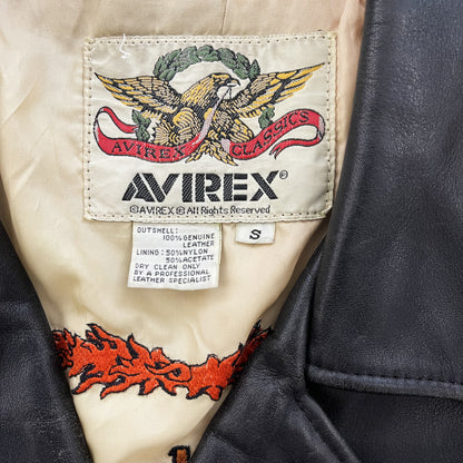 Avirex Leather Biker Jacket