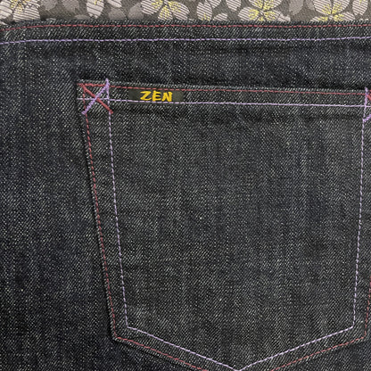 Zen Sakura Hand Painted Jeans - W34"