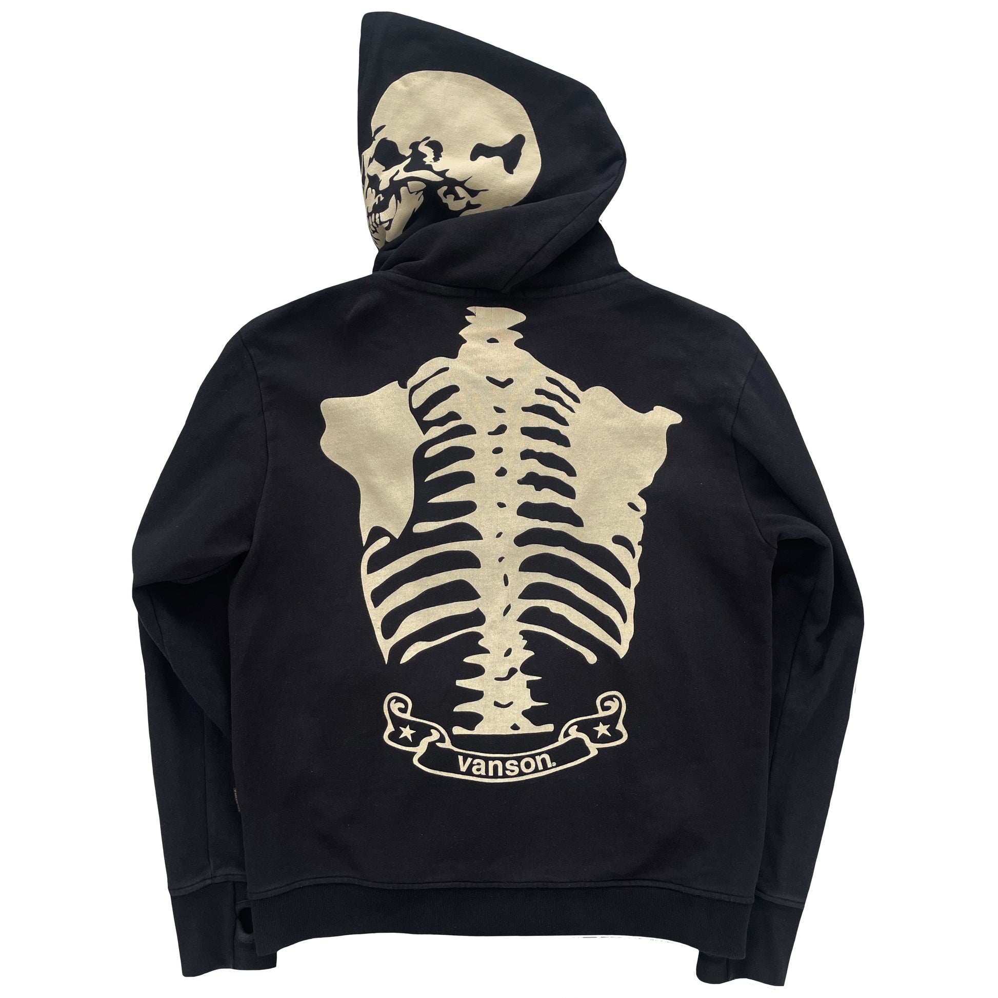 Vanson Leathers Skeleton Hoodie