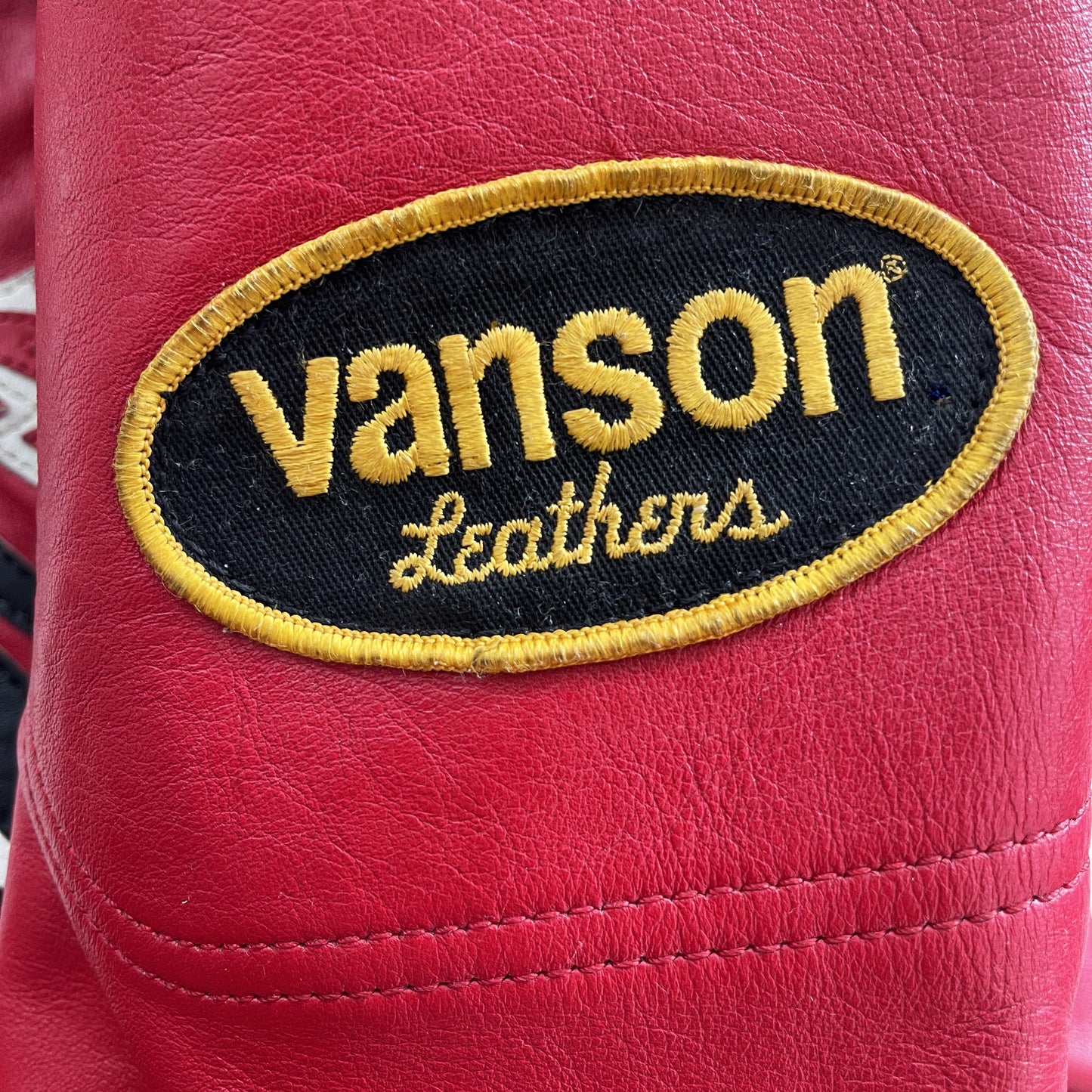 Vanson Leathers x Suzuki Motorcycle Racer Jacket - M