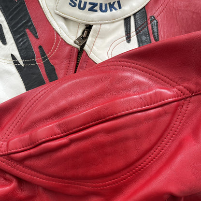 Vanson Leathers x Suzuki Motorcycle Racer Jacket - M