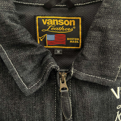 Vanson Leathers Denim Motorcycle Racer Jacket