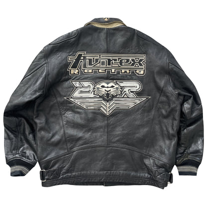 Avirex ATV Racing Leather Varsity Jacket - XXL