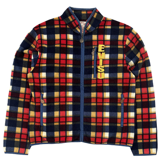 Evisu Tartan Fleece Jacket - L