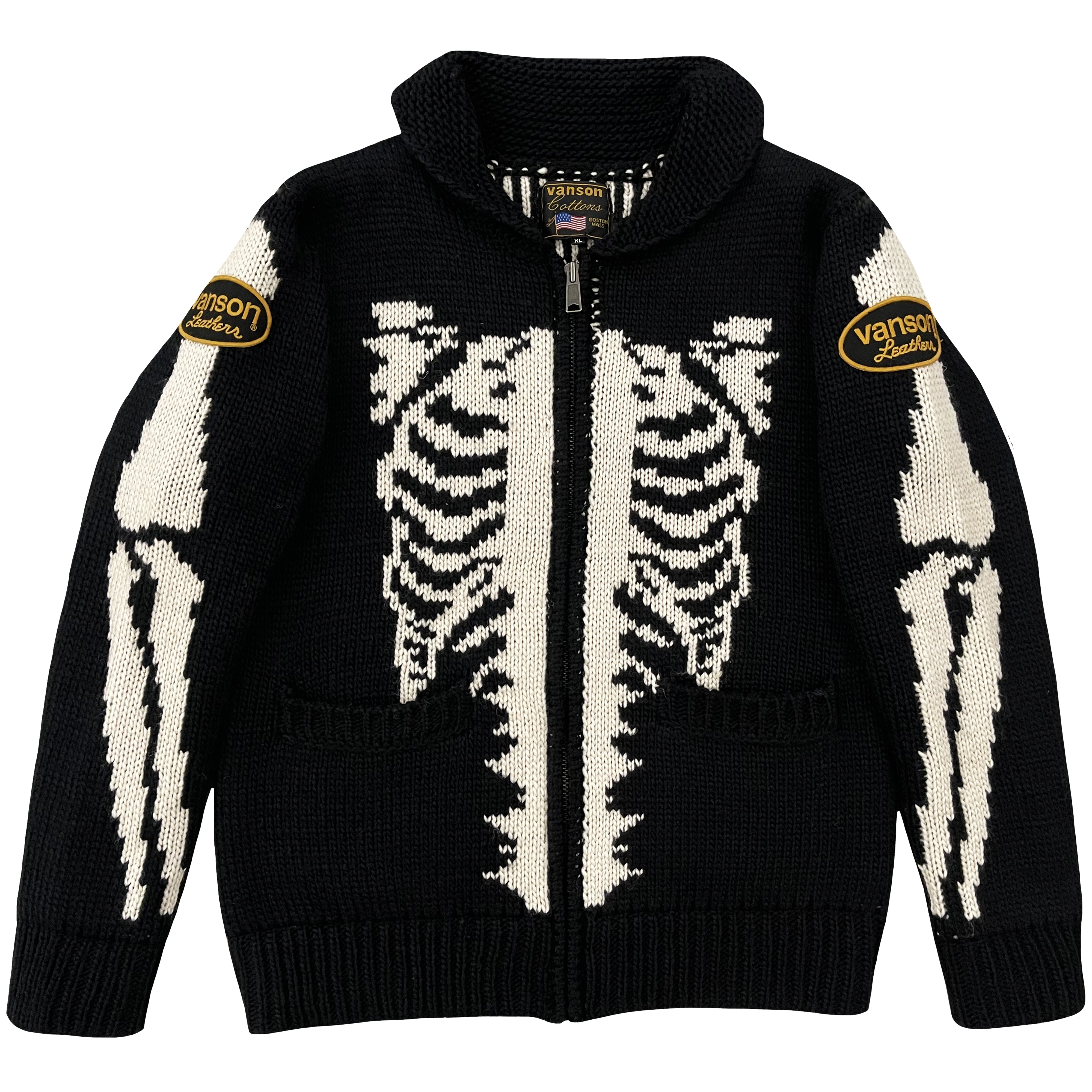 Vanson skeleton hot sale leather jacket