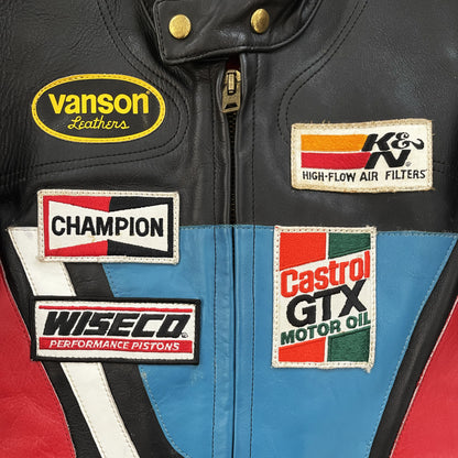 Vanson Leathers Motorcycle Racer Jacket