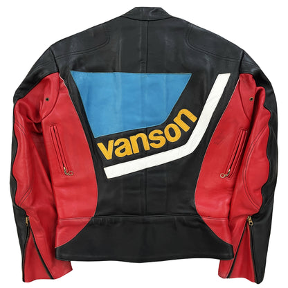 Vanson Leathers Motorcycle Racer Jacket - M