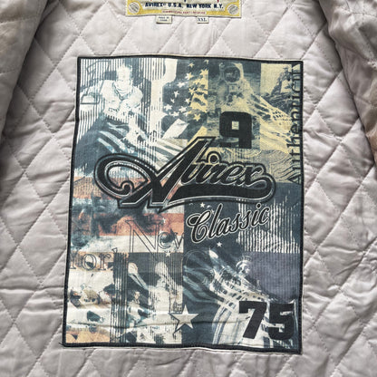 Avirex ATV Racing Leather Varsity Jacket - XXL