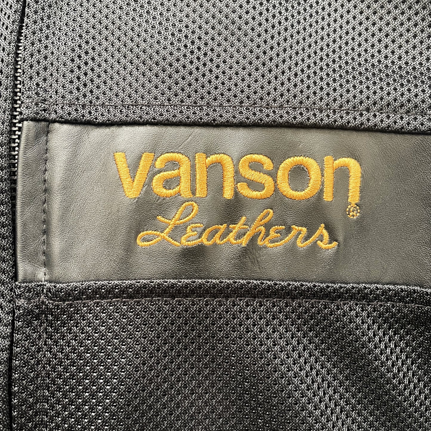 Vanson Leathers Motorcycle Mesh Racer Jacket - L