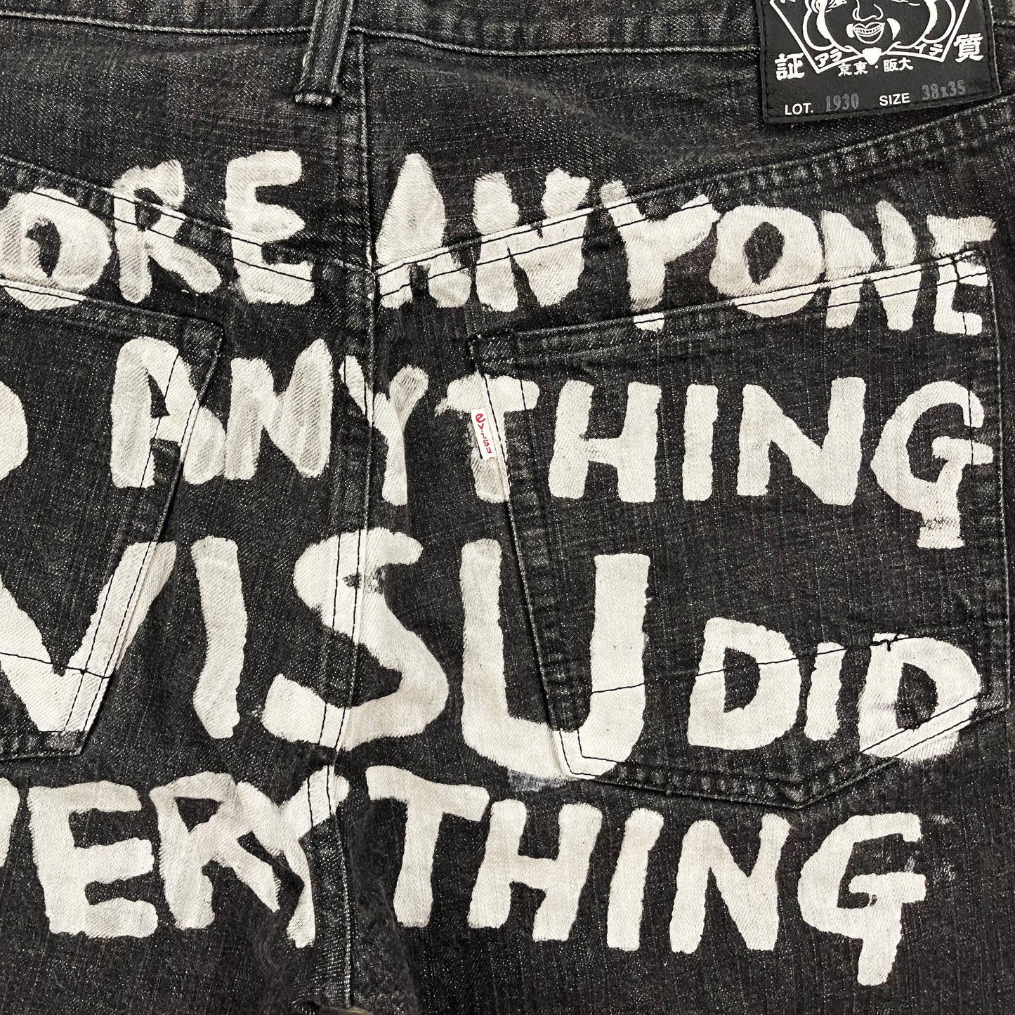 Evisu Script Jeans - W38"