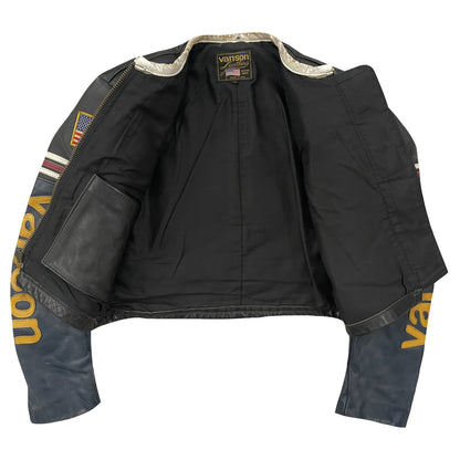 Vanson Leathers One Star Motorcycle Racer Jacket - S