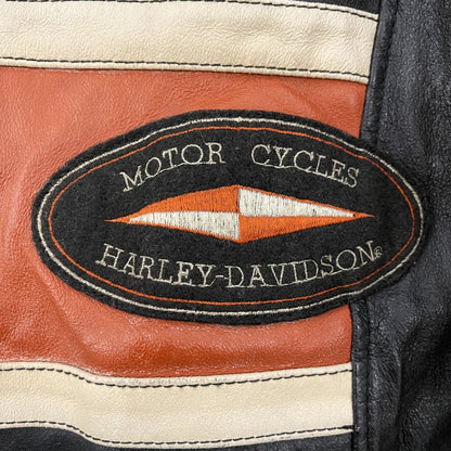 Harley Davidson Leather Racing Jacket - M