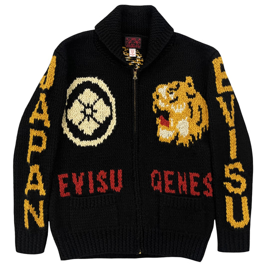 Evisu Cowichan Knitted Cardigan - M