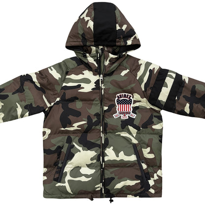 Avirex USA Camo Down Puffer Jacket - M