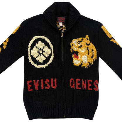 Evisu Cowichan Knitted Cardigan - M