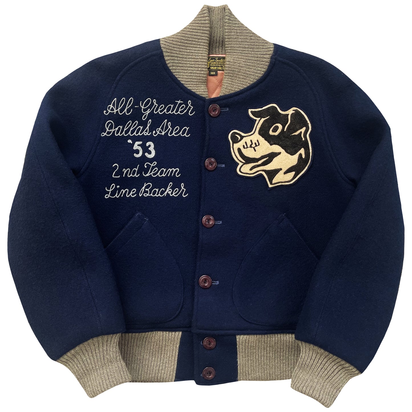 Style Eyes Wool Varsity Jacket - S