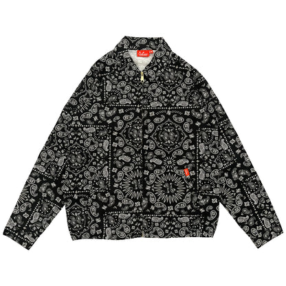 Cookman Paisley Work Jacket - M