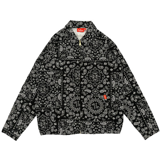 Cookman Paisley Work Jacket - M